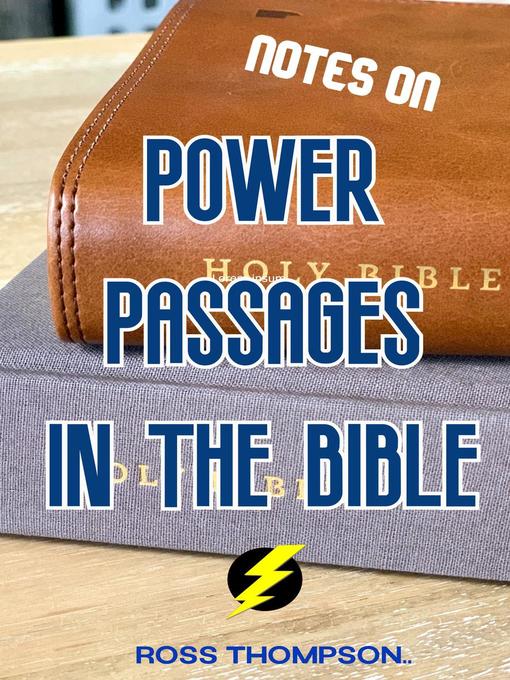 Title details for Power Passages in the Bible by Ross Thompson - Available